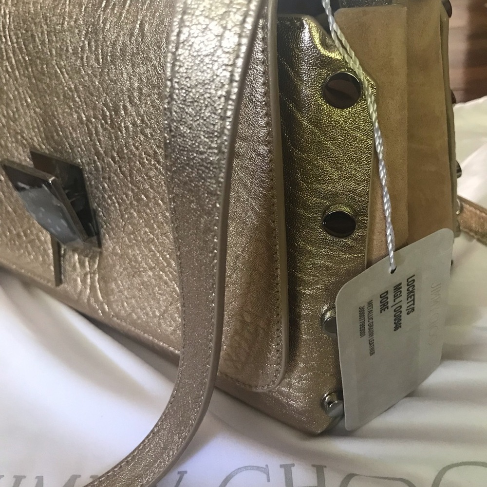Metallic Jimmy choo handbag/Crossbody - Picture 8 of 8